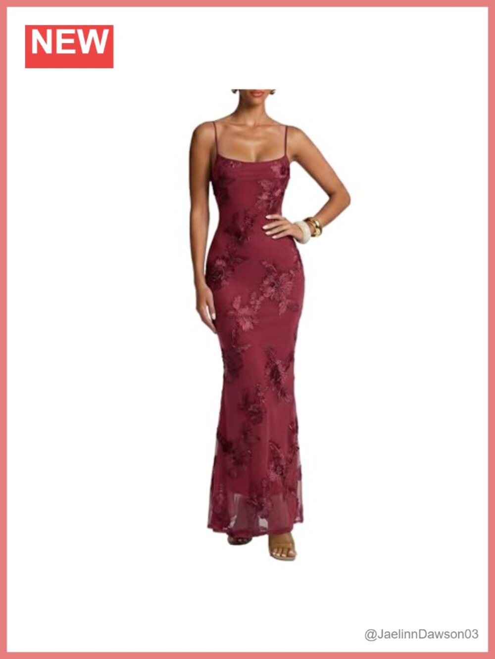 Women's Bodycon Maxi Dress Satin Floral Mesh Square Neck Formal